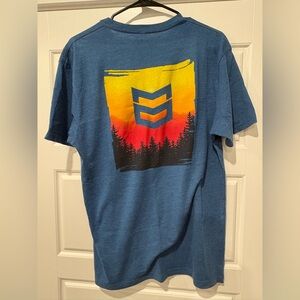 Mt OPS Men's Blue Logo T-Shirt